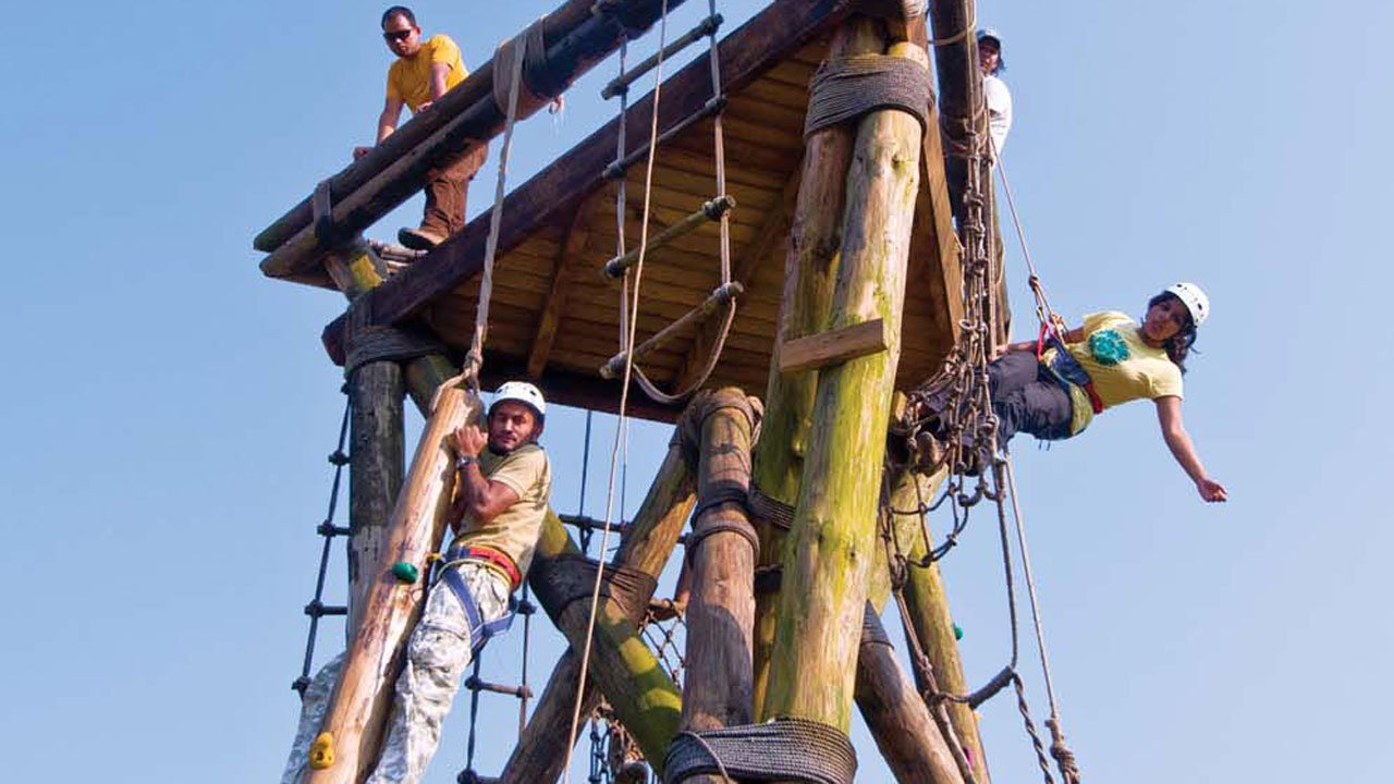 High Rope Course Setup in India