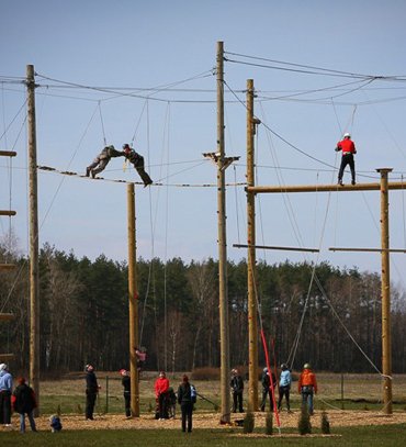 High Rope Course Setup in India