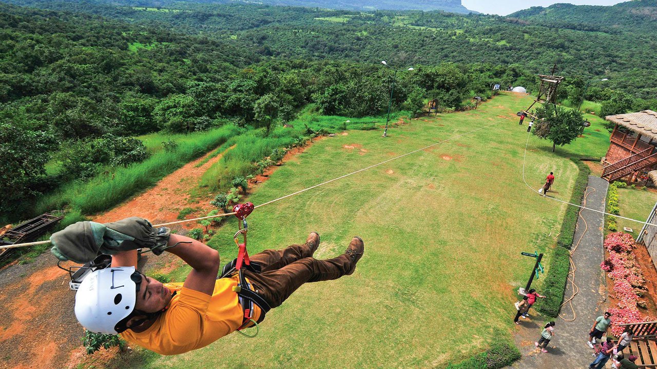 Mega Zipline Setup in India